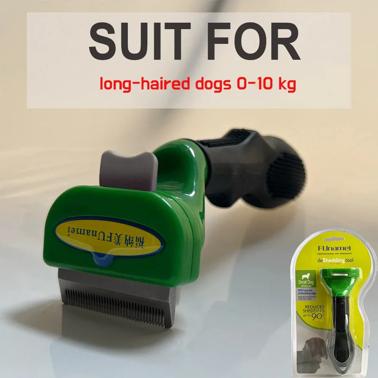 Pet Hair Remover Deshedding Brush Dog Cat Grooming Comb Tool