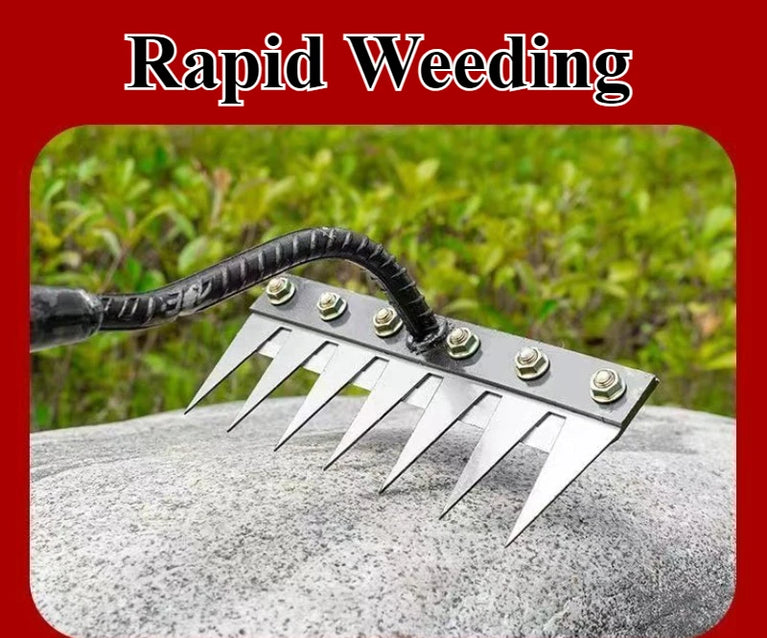 Heavy Duty Garden Weeding Rake Shovel Tool for Soil and Digging