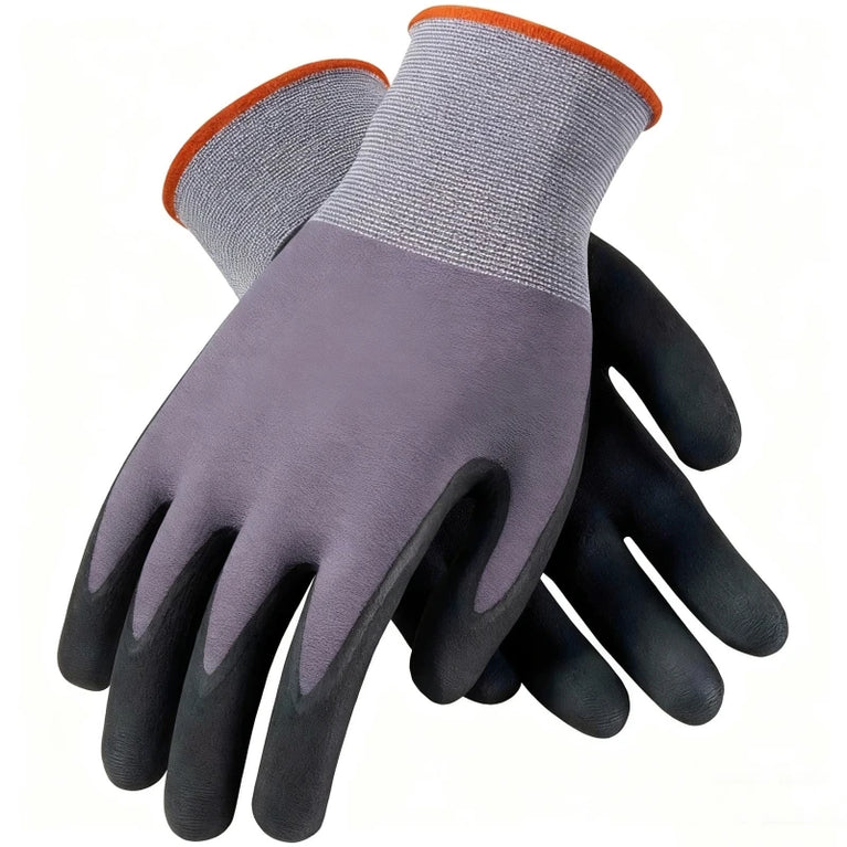 Microfoam Nitrile Gardening Gloves Touchscreen Grip Heavy Duty