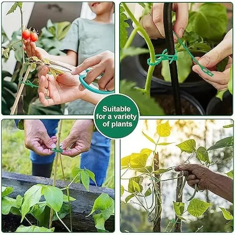 Reusable Garden Cable Ties | Adjustable Plant & Shrub Support Fasteners