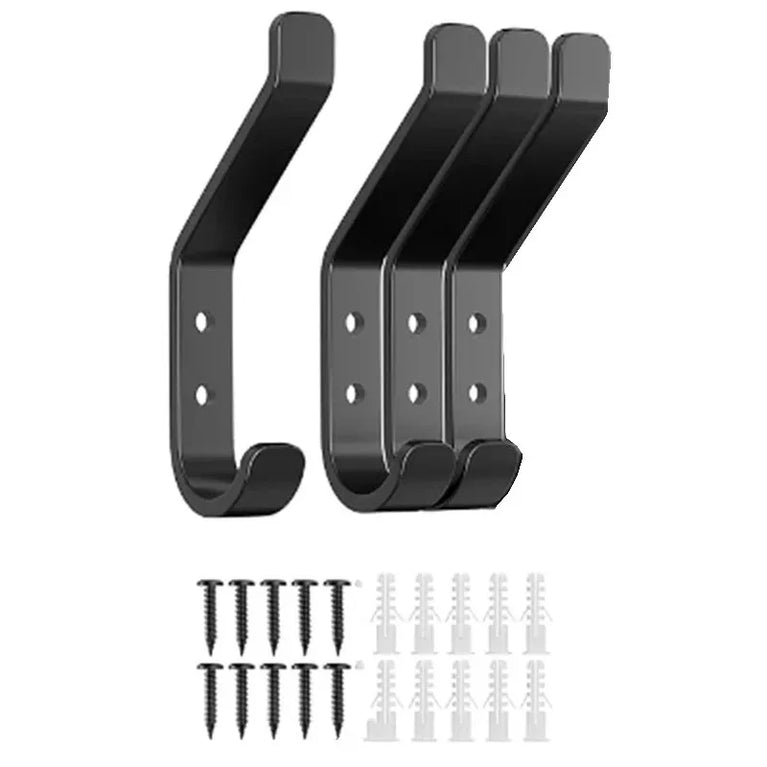 Wall Mounted Hooks for Hanging Coats Hats Backpacks Keys Utility Hook
