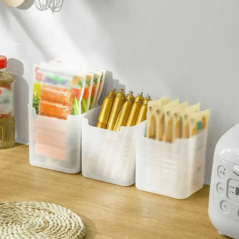 Refrigerator Storage Boxes Fresh Food Organizer Kitchen Container Set