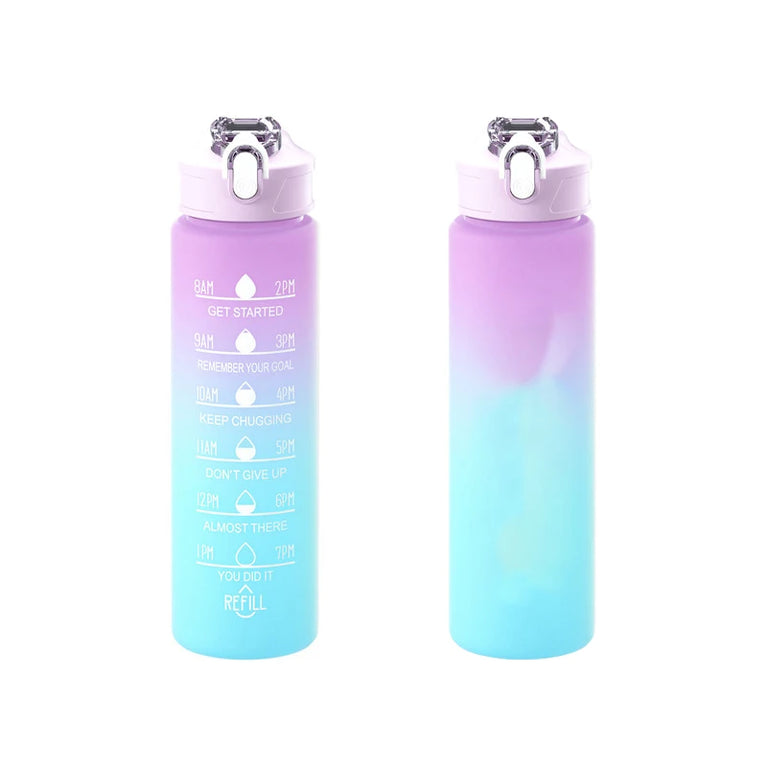 750ML Frosted Sports Waterbottle Anime Gaming Outdoor Gym Bottle