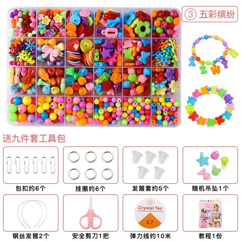 DIY Polymer Clay Beads Jewelry Making Kit | Creative Crafts for Kids