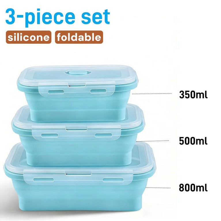 2-Tier Leakproof Bento Lunch Box with Cutlery Microwave Safe Stackable Food Storage Container for Kids and Adults