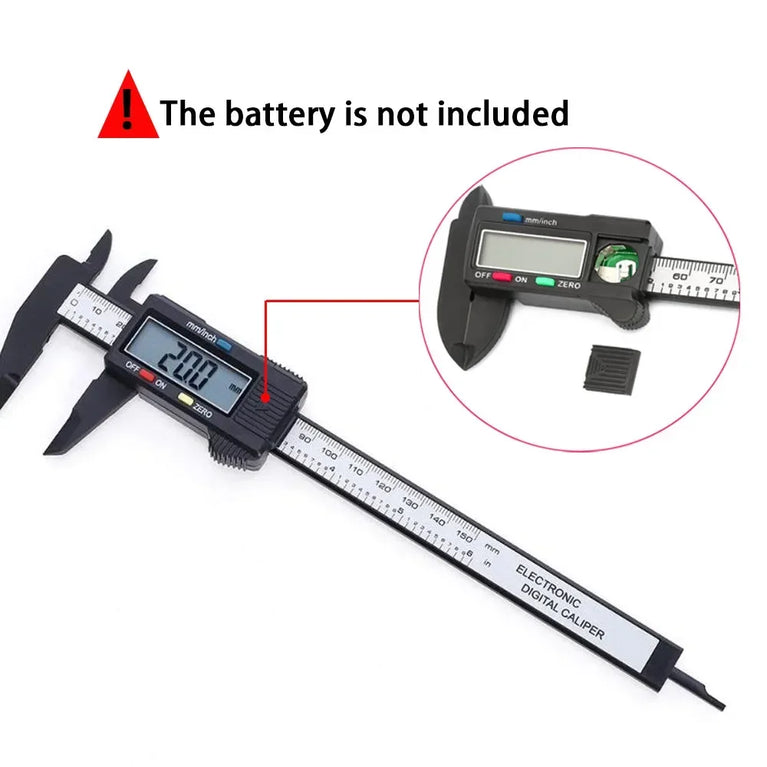 Digital Vernier Caliper | Precision LCD Measuring Instrument for Metalworking & DIY