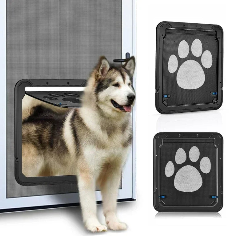 Lockable Magnetic Pet Screen Door | Easy Install Garden Gate