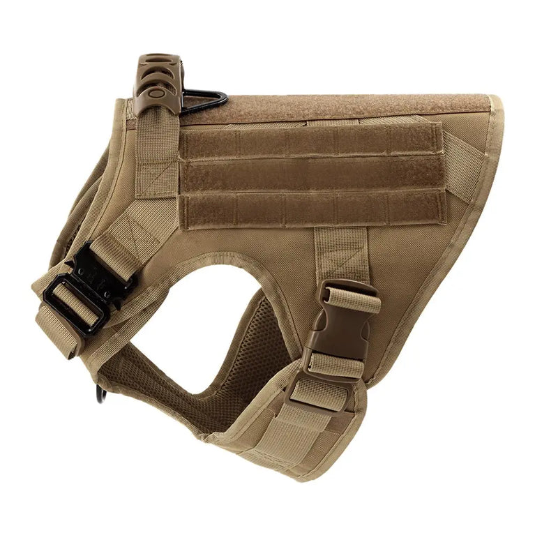 Military Tactical Dog Harness Adjustable Heavy Duty Training Vest For Large Dogs
