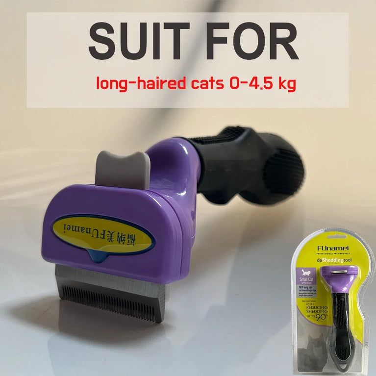 Pet Hair Remover Deshedding Brush Dog Cat Grooming Comb Tool
