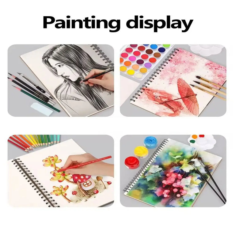 Spiral Bound Coil Sketchbook | Professional Acid-Free Drawing Pad