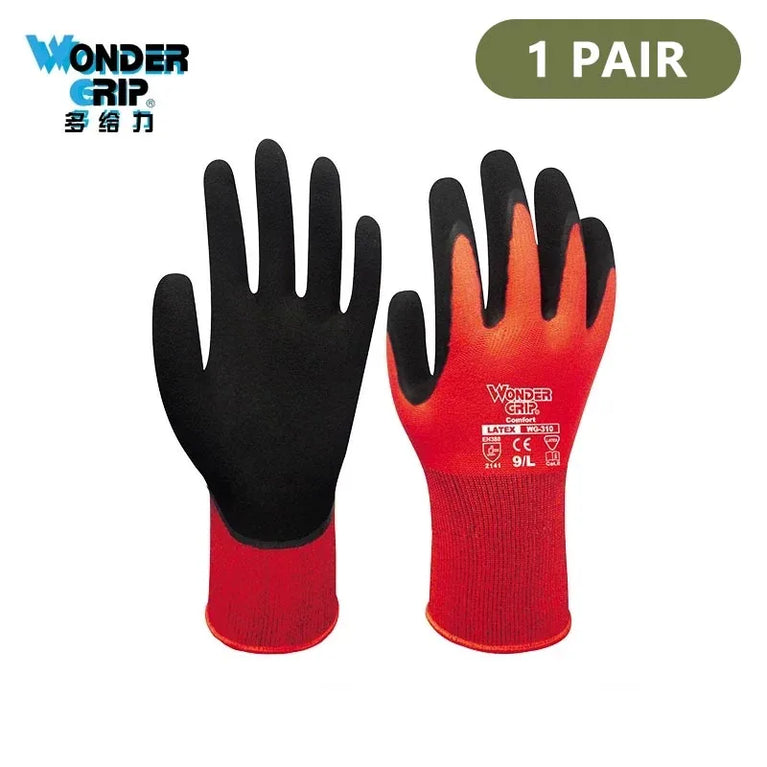 Breathable Nitrile Coated Gardening Gloves Cut Resistant Grip Fit