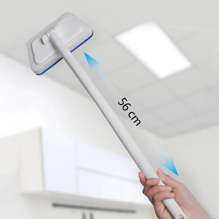 Multi-Functional Bathroom Wall & Floor Brush | Long-Handle Ergonomic Scrubber