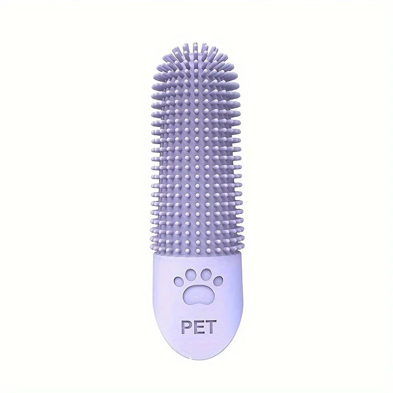 360° Silicone Finger Toothbrush | Durable Pet Dental Brush