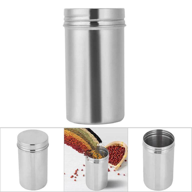 304 Stainless Steel Sealed Storage Jar Airtight Food Container for Tea Coffee Beans