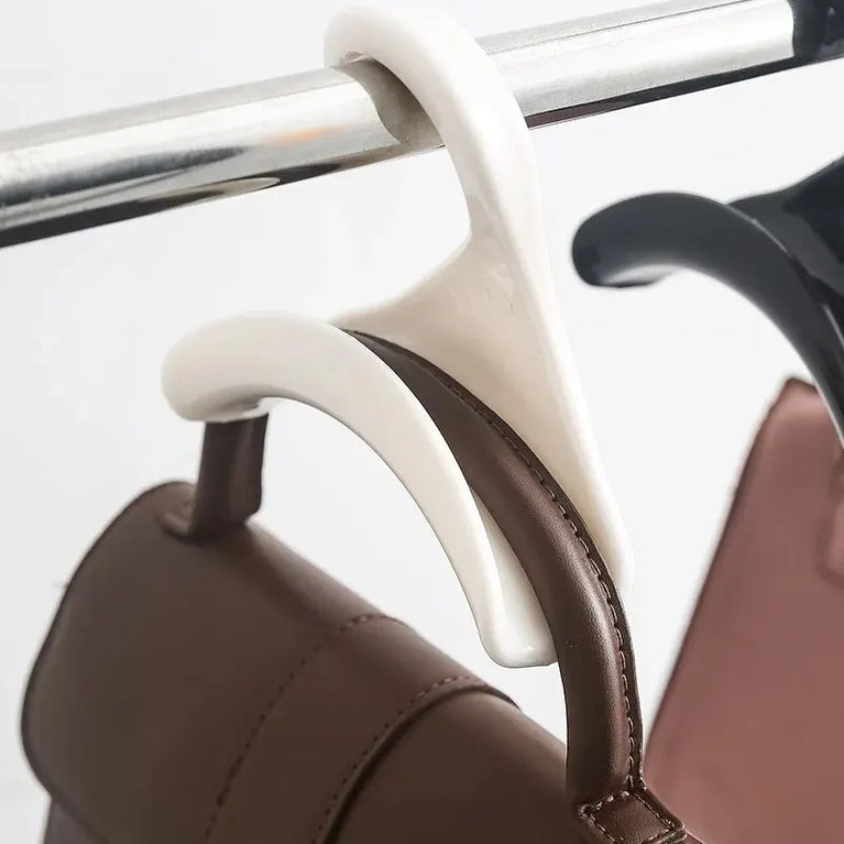1-10pcs Bag Hanger Hook Handbag Hat Scarf Storage Rack Hangers Wardrobe Backpack Hook Handbag Holder Storage Rack Organization