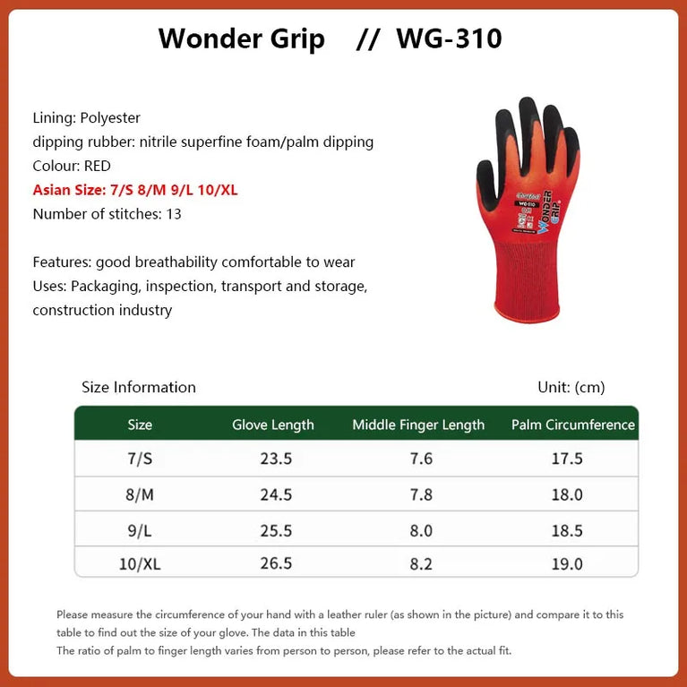 Breathable Nitrile Coated Gardening Gloves Cut Resistant Grip Fit