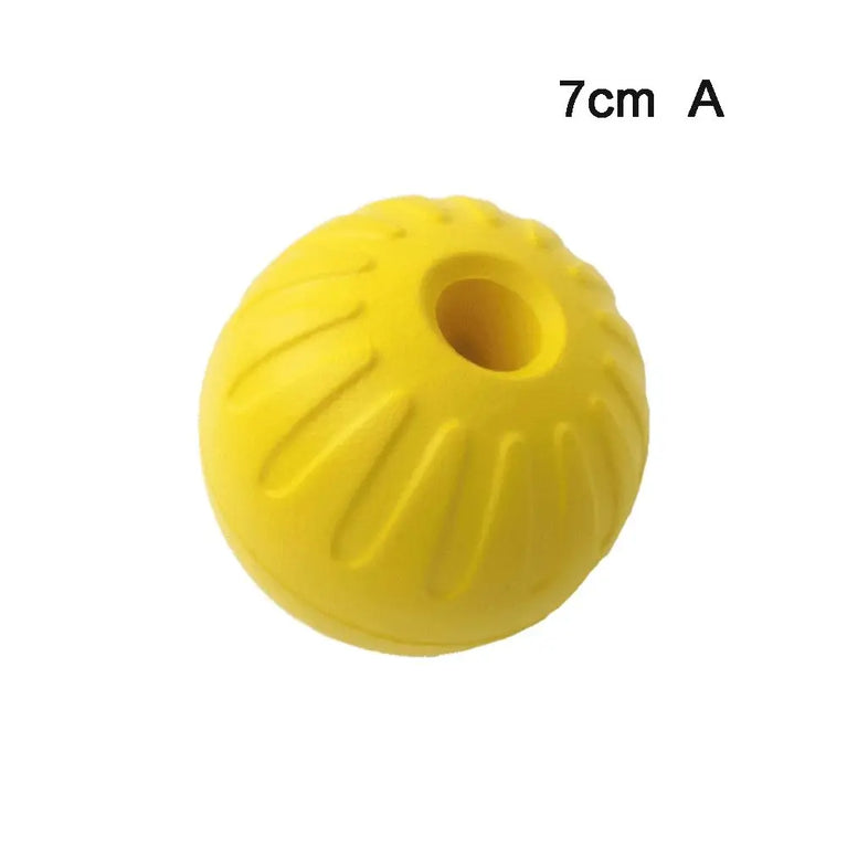 Indestructible Rubber Ball Dog Toy for Fetch Chew Training Play