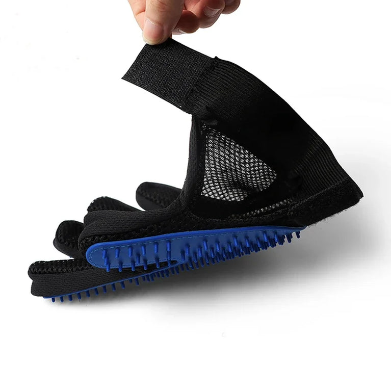 Pet Silicone Grooming Gloves Hair Removal Bath Massage Tool for Cats