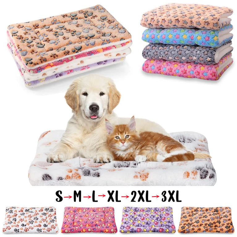 Flannel Pet Mat Dog Bed Dog Fluffy Bed Warm Sleeping Blanket