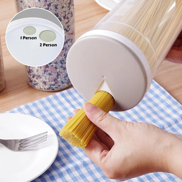 Modern Plastic Food Storage Container with Lid for Spaghetti Storage