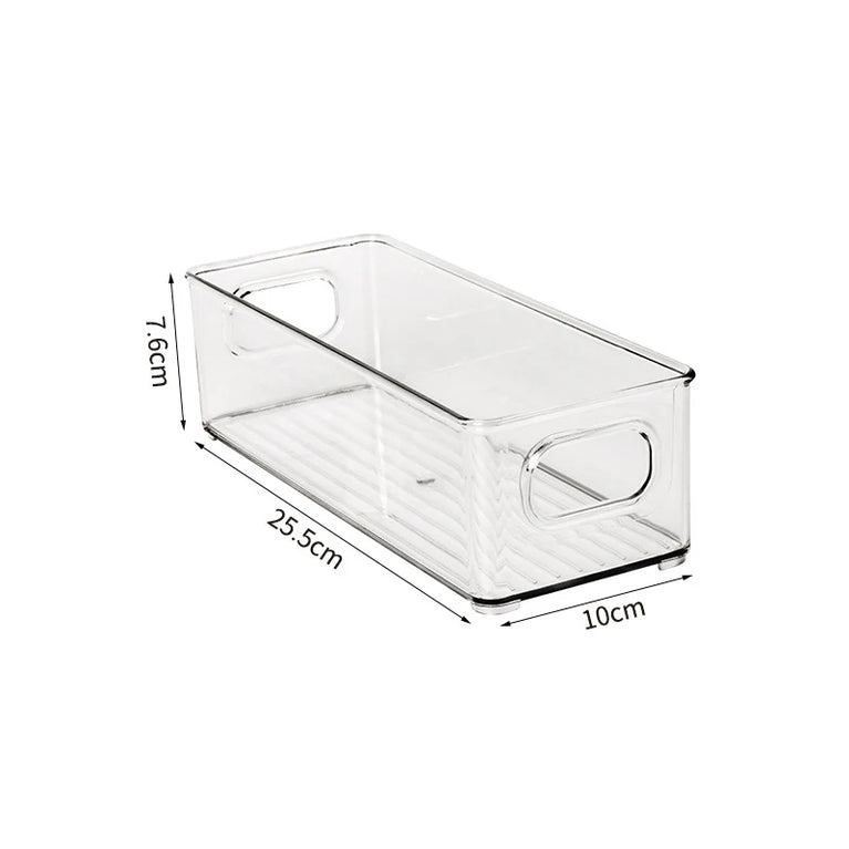 Transparent Refrigerator Storage Box Fridge Organizer Clear Plastic Container for Kitchen Storage