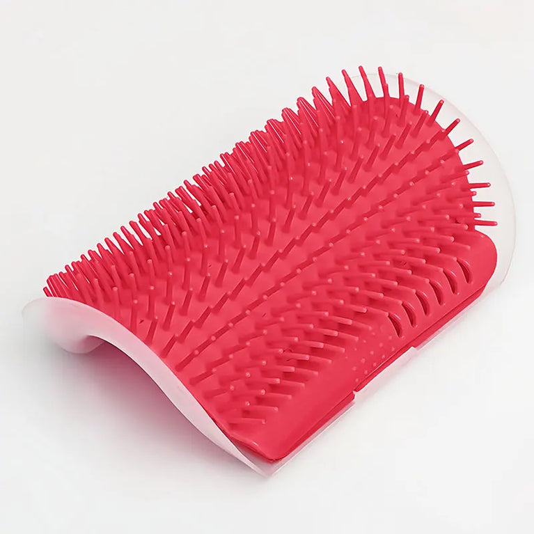 Cat Self Groomer Wall Corner Scratcher Massage Brush Pet Hair Remover Tool