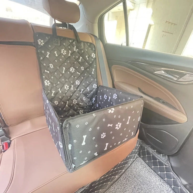 Waterproof Dog Car Seat Carrier Bag Travel Hammock Crate Oxford