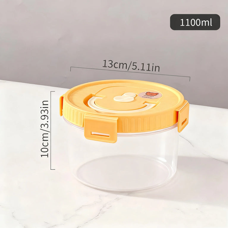 Noodles Sealed Storage Box with Handle | Moisture-Proof Airtight Pasta Container