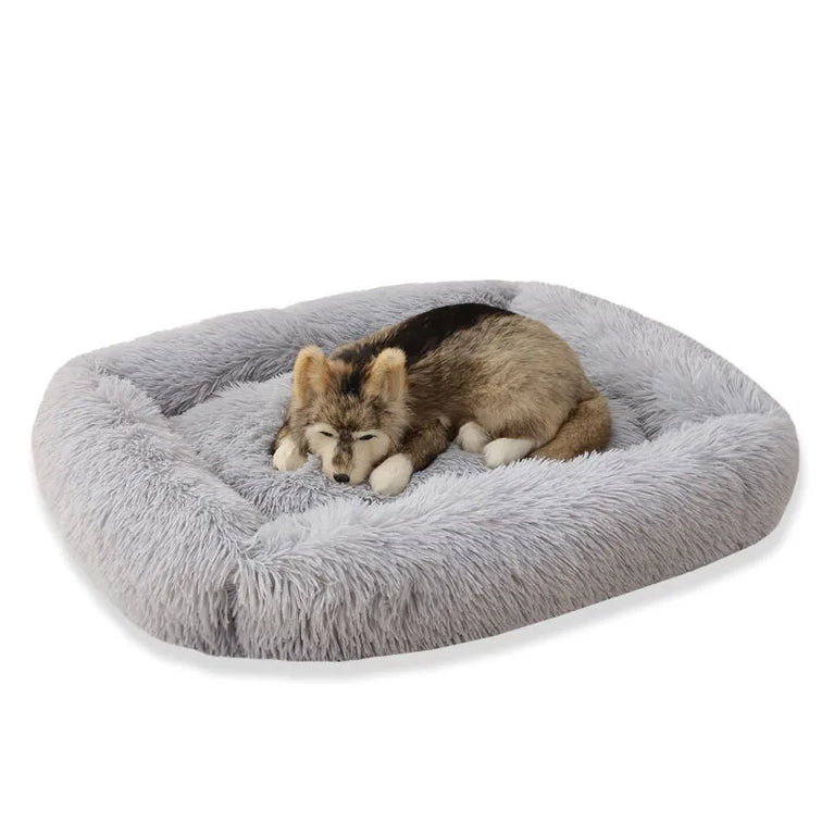 Super Soft Plush Pet Bed Dog Basket Cushion Sleeping House