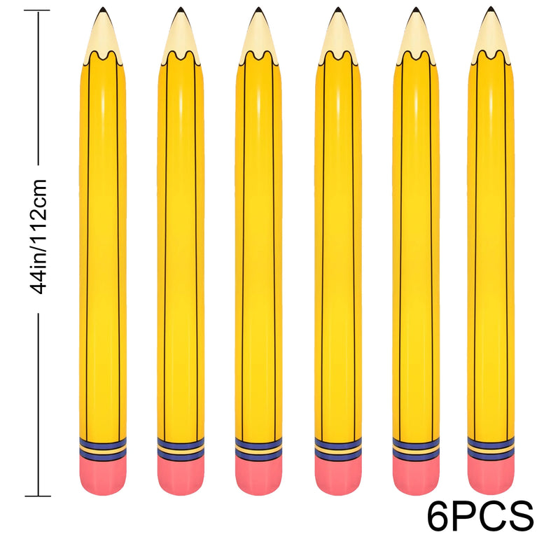 Giant Inflatable Pencil Balloon | 3D School-Themed Classroom & Graduation Decor