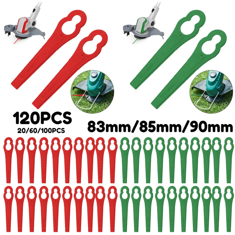 Universal Plastic Grass Trimmer Replacement Blades