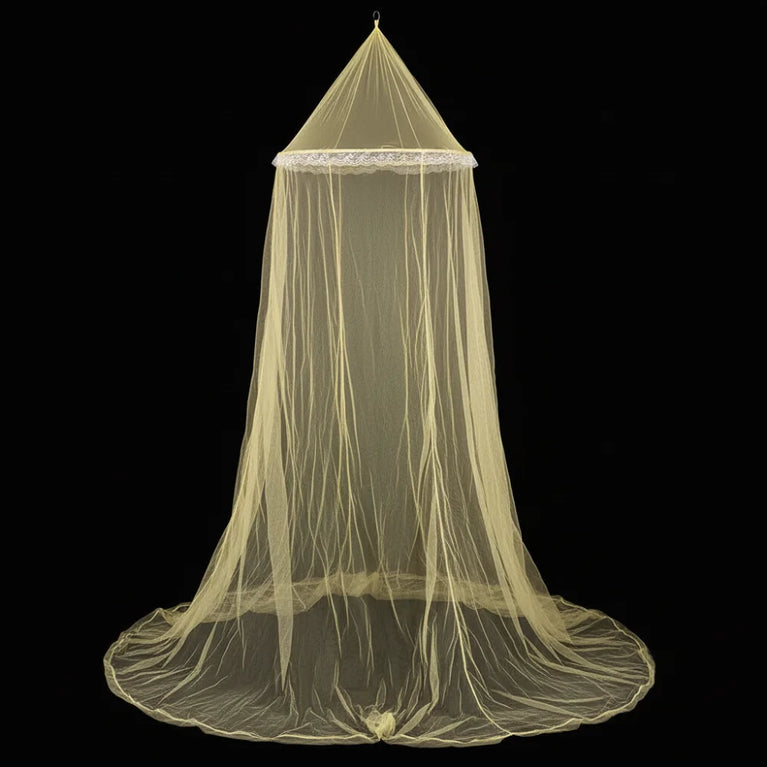 Lace Dome Mosquito Net | Elegant Bed Canopy & Insect Protection