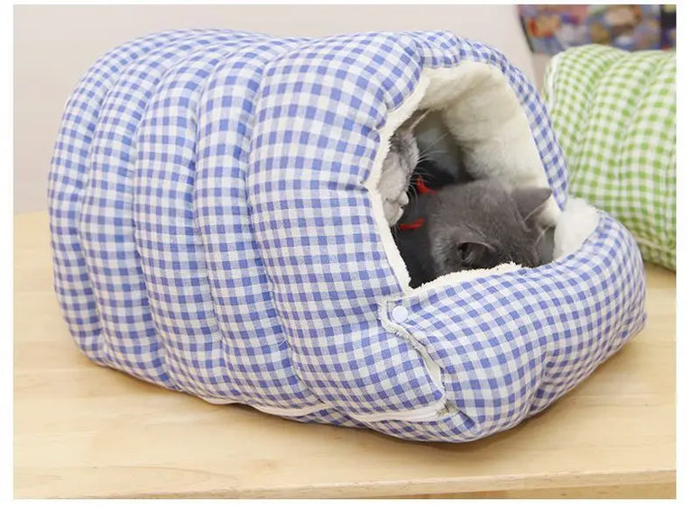 Foldable Winter Pet Sleep Bed Bag Cat Heating Pad Cooling Cat Bed