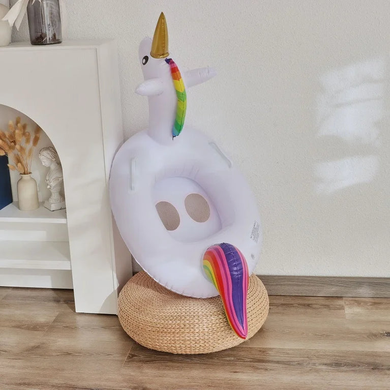 Baby Float with Sunshade | Flamingo & Unicorn Pool Swimming Ring