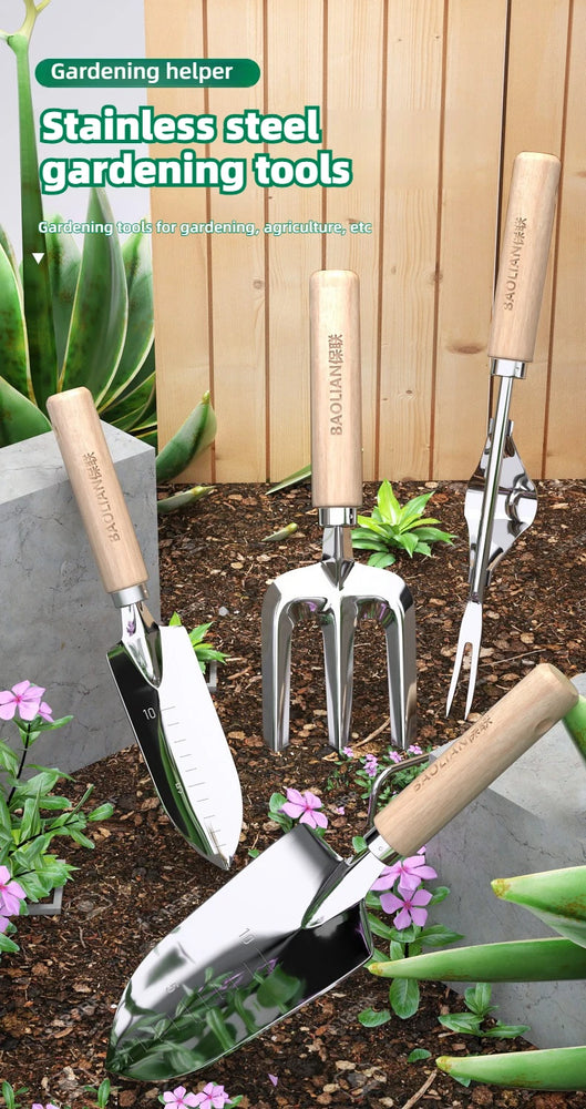 Stainless Steel Garden Shovel Tool Mini Spade Gardening Shovel Kit
