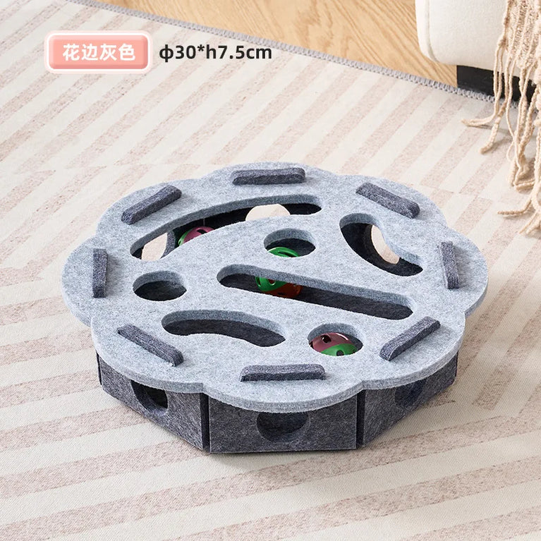 Multi-Functional Sisal Scratching Post & Ball Toy
