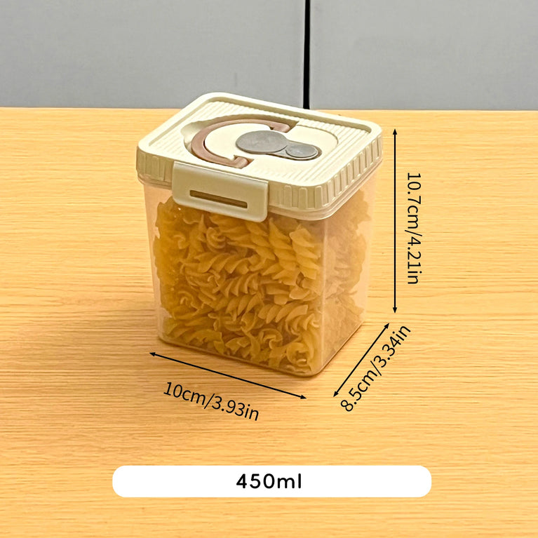 Noodles Sealed Storage Box with Handle | Moisture-Proof Airtight Pasta Container