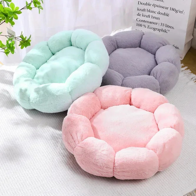 Comfortable Flower Dog Bed Cooling Pad Large Dogs Puppy Pads Mat Set