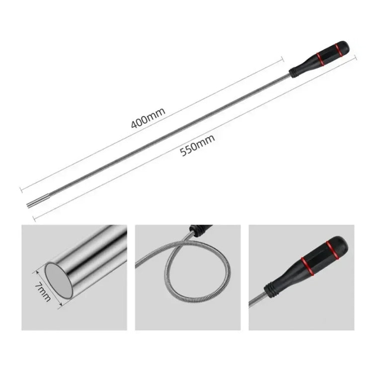 Telescopic Magnetic Pick-Up Tool & Inspection Mirror | Precision Repair Utility