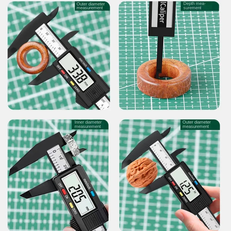 Digital Vernier Caliper | Precision LCD Measuring Instrument for Metalworking & DIY