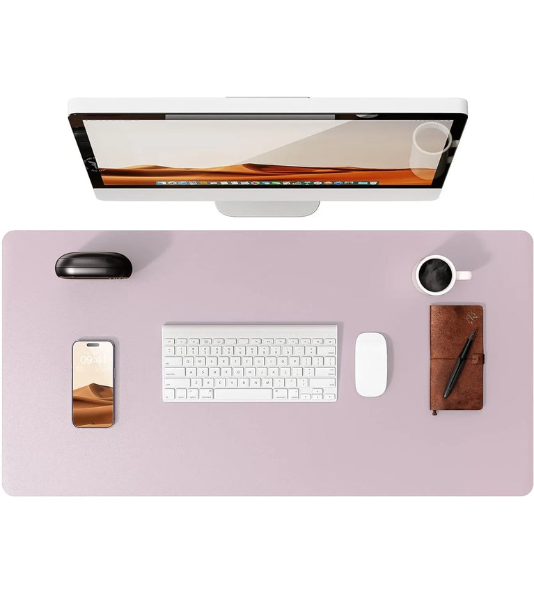 Professional Leather Desk Pad | Large Non-Slip Mouse Pad & Desk Protector