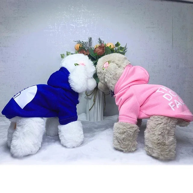 Warm Winter Dog Hoodie | Fashion Fleece Clothes for All Dogs