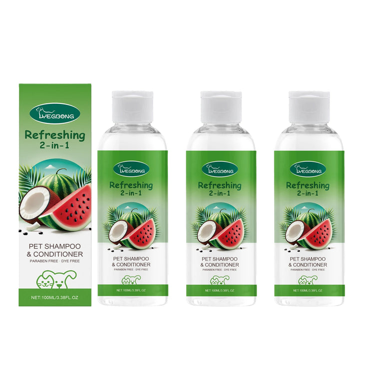 100ml Hypoallergenic 2-in-1 Pet Shampoo & Conditioner