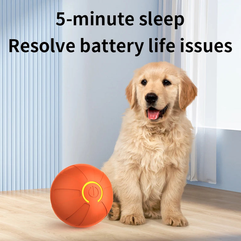 Smart Interactive Dog Toy Ball | Automatic Bouncing Rolling Toy