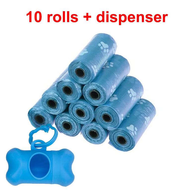 10 Roll Biodegradable Dog Poop Bags Compostable Waste Bags