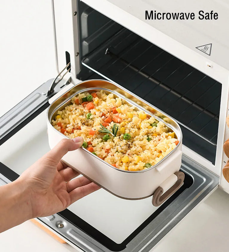 Stainless Steel 304 Thermal Lunch Box with Insulation Bag 1500ml