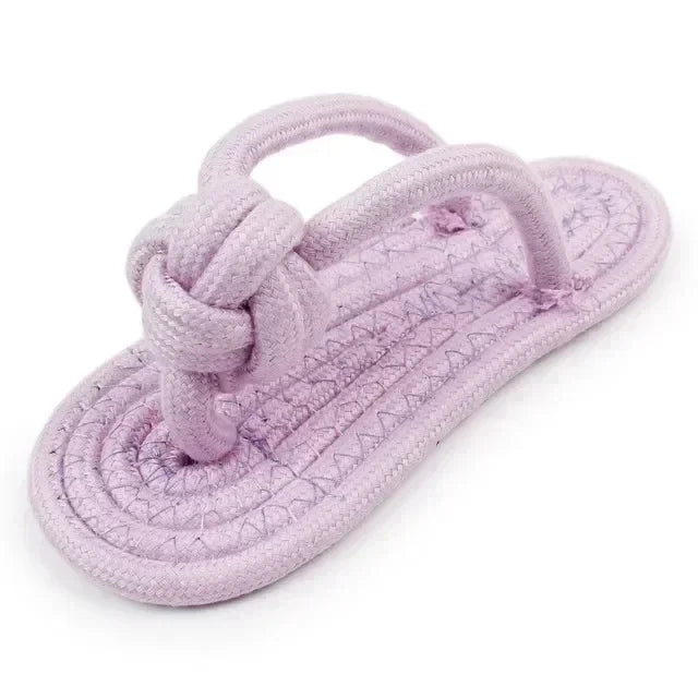 Cotton Slipper Rope Dog Toy Interactive Chew Training Toy Fun