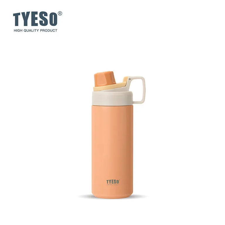 600ml Insulated Stainless Steel Water Bottle with Straw Flask