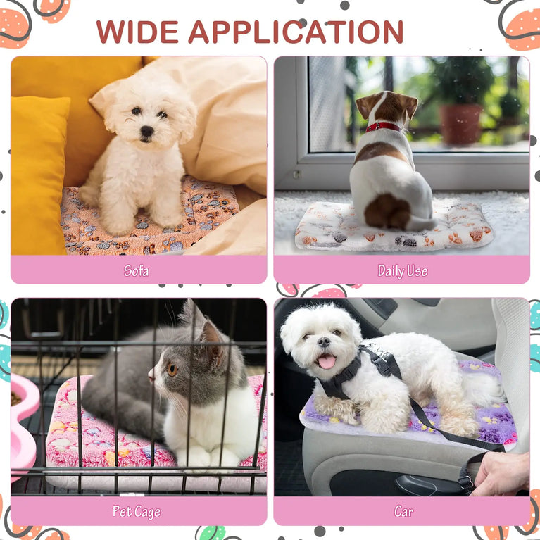 Flannel Pet Mat Dog Bed Dog Fluffy Bed Warm Sleeping Blanket