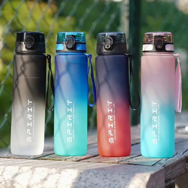 800ML Anime Frosted Sports Waterbottle Gym Outdoor Fitness Drinking Cup